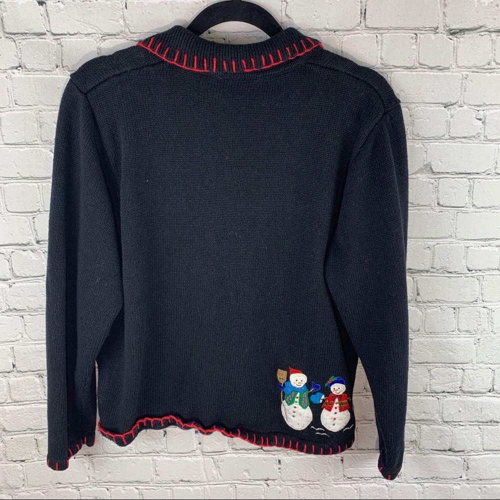 Basic Edition Christmas Sweater Button Cardigan - image 3